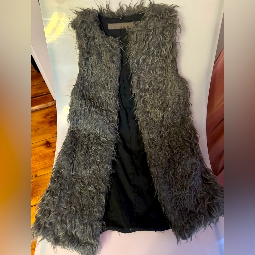 Zara Shag Vest